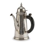 SMALL SILVER CHOCOLATE POT PUNCH FLORENCE 1944/1968.