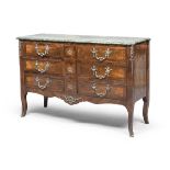 BEAUTIFUL COMMODE IN PURPLE EBONY FRANCE END OF THE 18TH CENTURY
