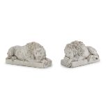 PAIR OF SCULPTURES IN EARHTENWARE 19TH CENTURY