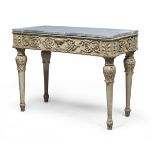 RARE CONSOLE IN SOFT WOOD MARCHE 18TH CENTURY