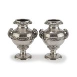 PAIR OF SILVER JARS PROBABLY KINGDOM OF ITALY EARLY 20TH CENTURY