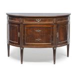 DEMILUNE SIDEBOARD IN MAHOGANY FRANCE 19TH CENTURY