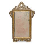 GILTWOOD MIRROR PROBABLY NAPLES END OF THE 18TH CENTURY
