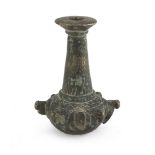 A SMALL MIDDLE EAST BRONZE VASE 19TH CENTURY