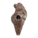 AN ECUADORIAN TERRACOTTA SHELL. 6TH CENTURY B.C. - 16TH CENTURY.