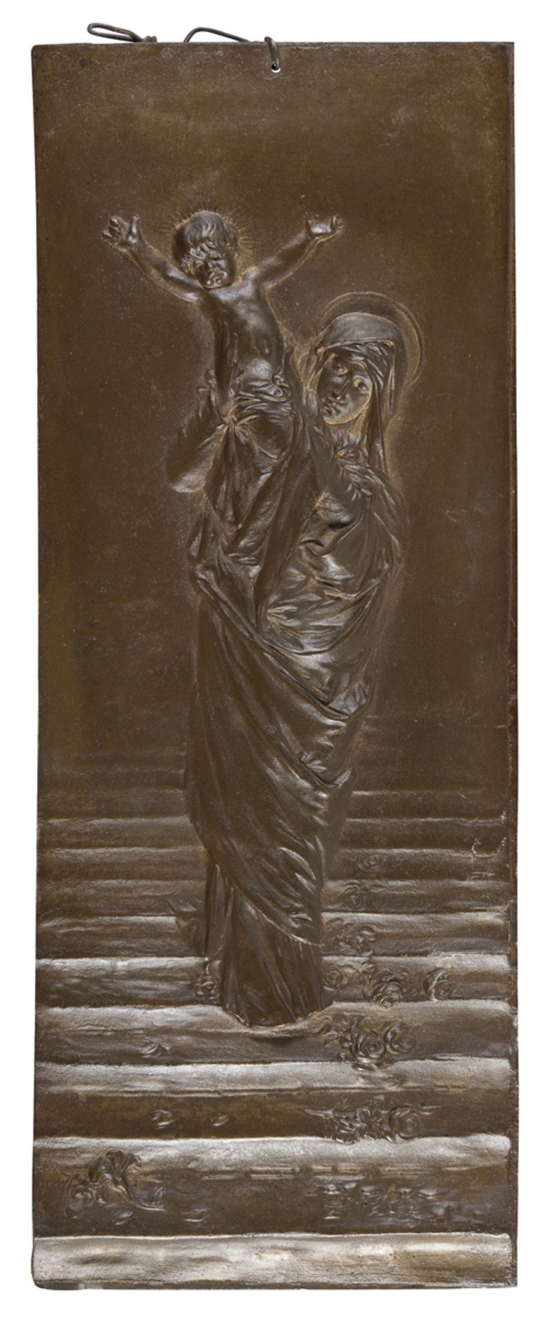 LEAD BAS-RELIEF EARLY 20TH CENTURY