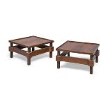 PAIR OF LIVING TABLES IN ROSEWOOD ITALY 1960s