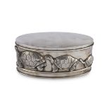 SILVER OVAL BOX MILAN PUNCH 1970