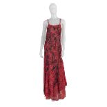 NEW POLVERE LONG EVENING DRESS