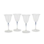 FOUR VENINI GLASSES