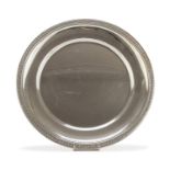 SILVER SERVING PLATE PUNZONE BOLOGNA 1944/1968