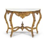 CONSOLE IN GILTWOOD LUIGI FILIPPO PERIOD