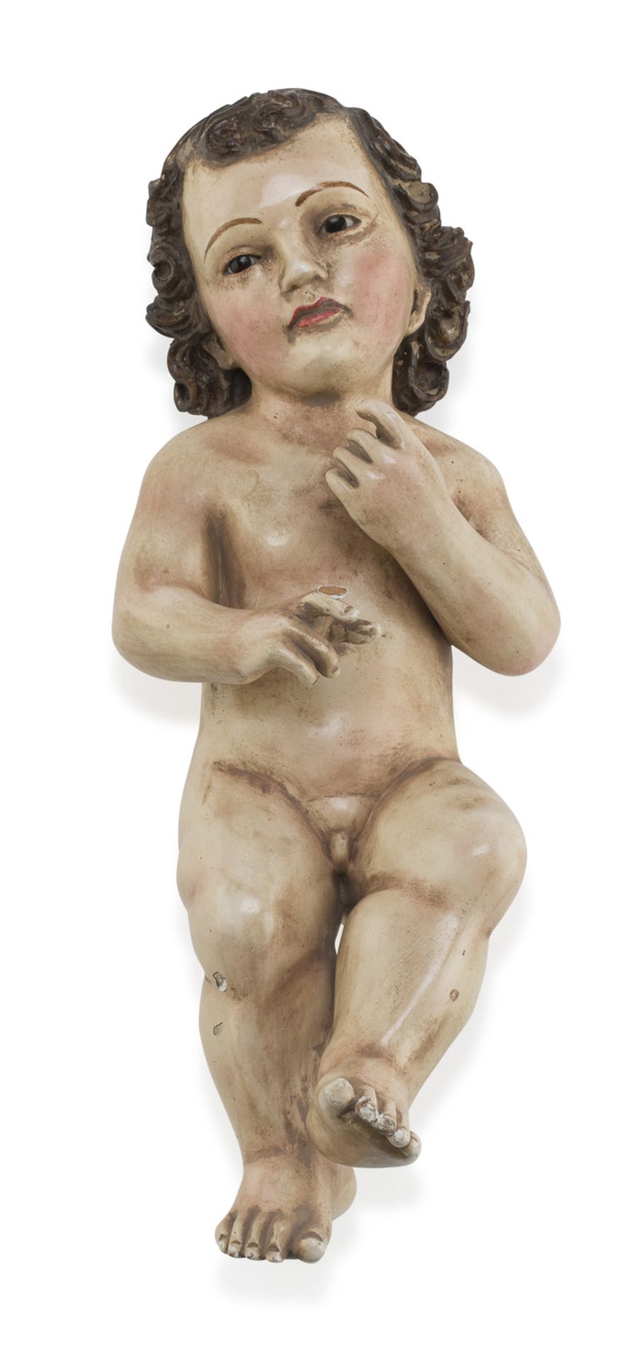 SCULPTURE OF THE CHILD NEAPOLITAN MANUFACTURE 20th CENTURY