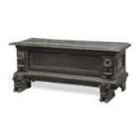 RENAISSANCE STYLE CHEST LIGURIA LATE 19th CENTURY