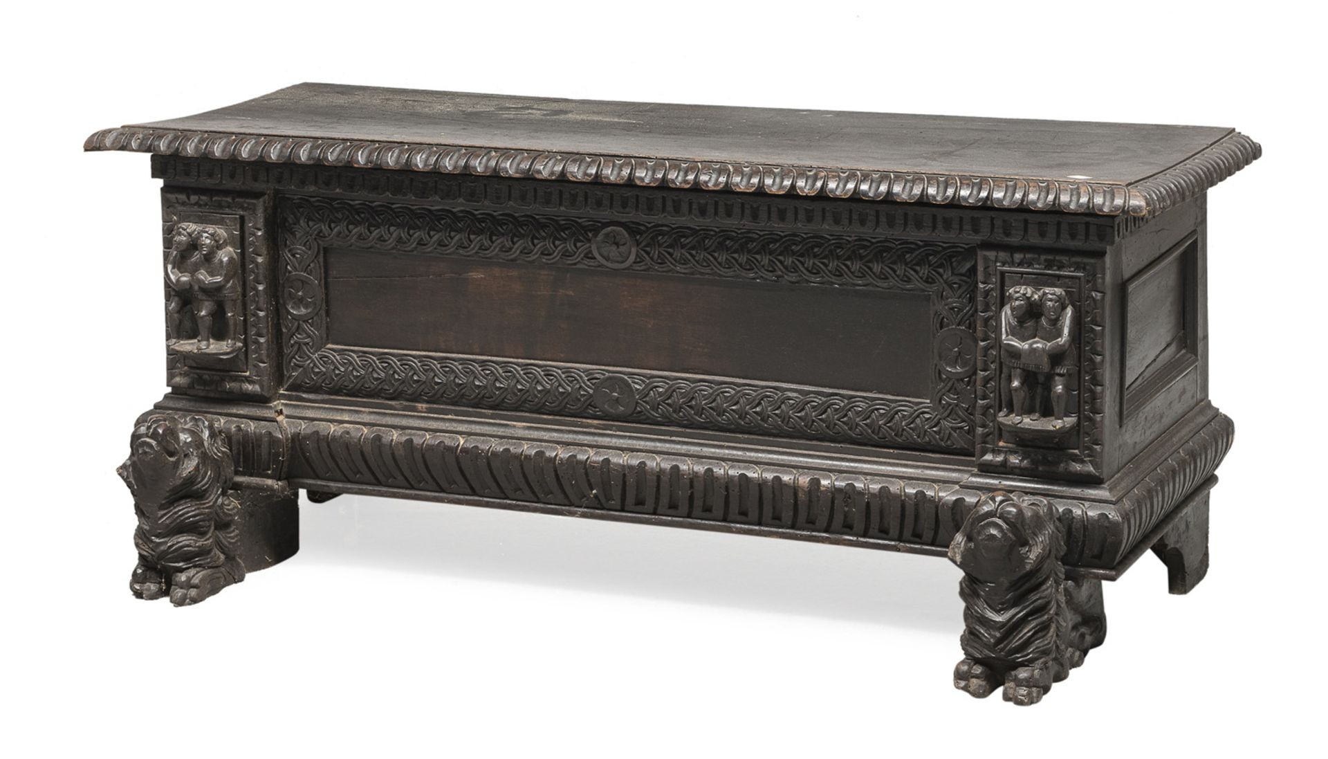 RENAISSANCE STYLE CHEST LIGURIA LATE 19th CENTURY