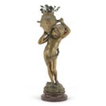 SCULPTURE IN ANTIMONY NAPLES LATE 19TH CENTURY