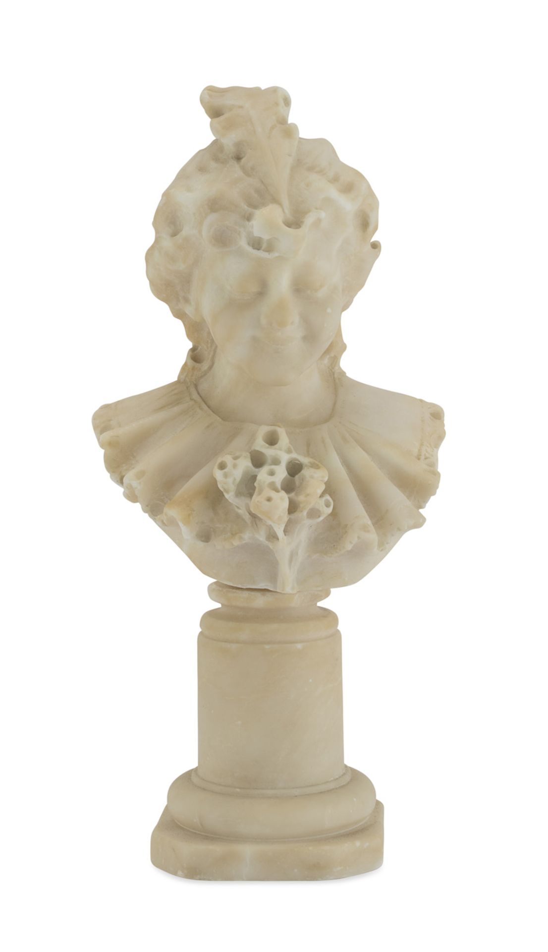 SMALL ALABASTER BUST LATE 19th CENTURY