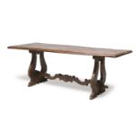 NICE REFECTORY TABLE CENTRAL ITALY ELEMENTS OF THE 18TH CENTURY