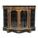 BOULLE SIDEBOARD IN EBONY FRANCE LATE 19th CENTURY