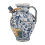 SMALL MAJOLICA JAR MONTELUPO LATE 18TH CENTURY