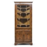 BEAUTIFUL VIOLET EBONY CORNER CUPBOARD CENTRAL ITALY 18th CENTURY