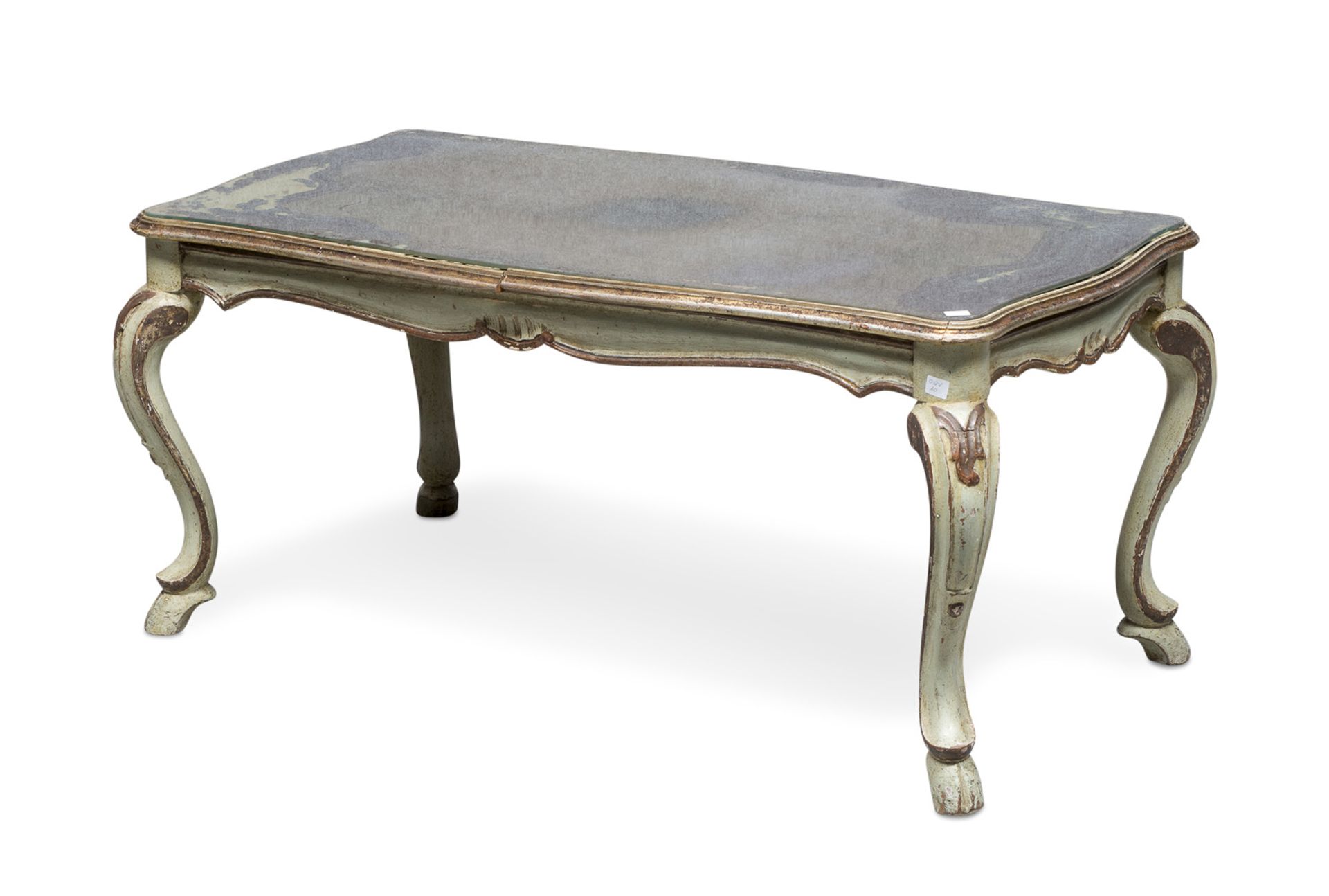 LACQUERED WOOD COFFEE TABLE 18th CENTURY ELEMENTS