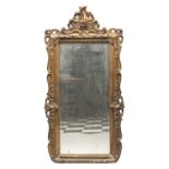 MIRROR IN GILDED WOOD AND PLASTER 20TH CENTURY