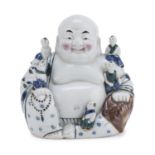 GROUP IN POLYCHROME ENAMELED PORCELAIN CHINA 20TH CENTURY