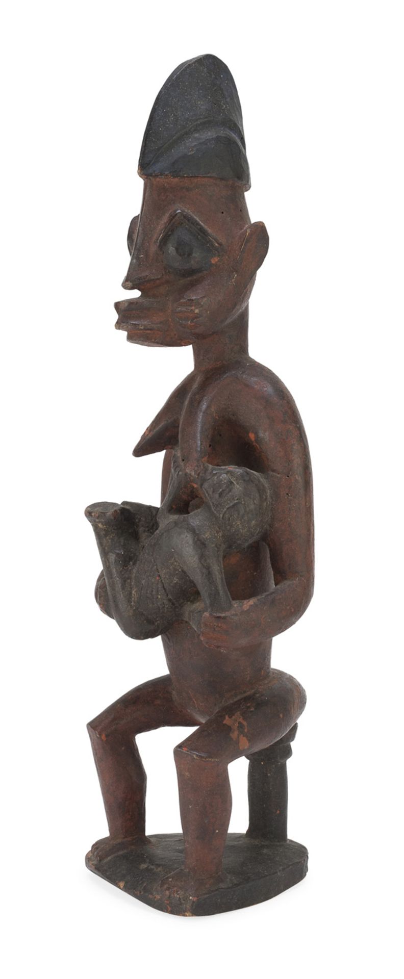 AFRICAN STATUE BAULÈ CULTURE IVORY COAST XX CENTURY - Image 2 of 3