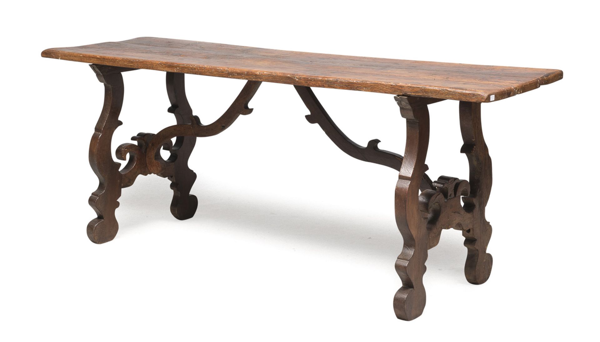 BEAUTIFUL WALNUT REFECTORY TABLE 18th CENTURY