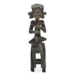 FEMALE SCULPTURE. AFRICA CULTURE SENUFO 20th CENTURY