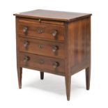 BEDSIDE TABLE IN WALNUT CENTRAL ITALY LATE 18th CENTURY