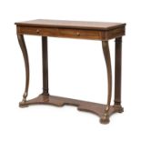 MAHOGANY CONSOLE 20TH CENTURY