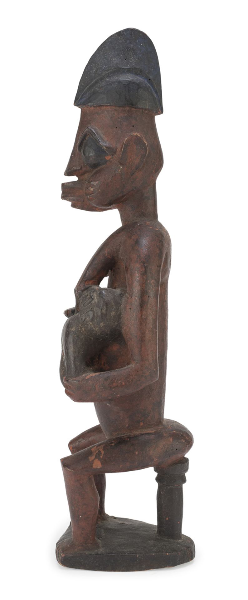 AFRICAN STATUE BAULÈ CULTURE IVORY COAST XX CENTURY - Image 3 of 3