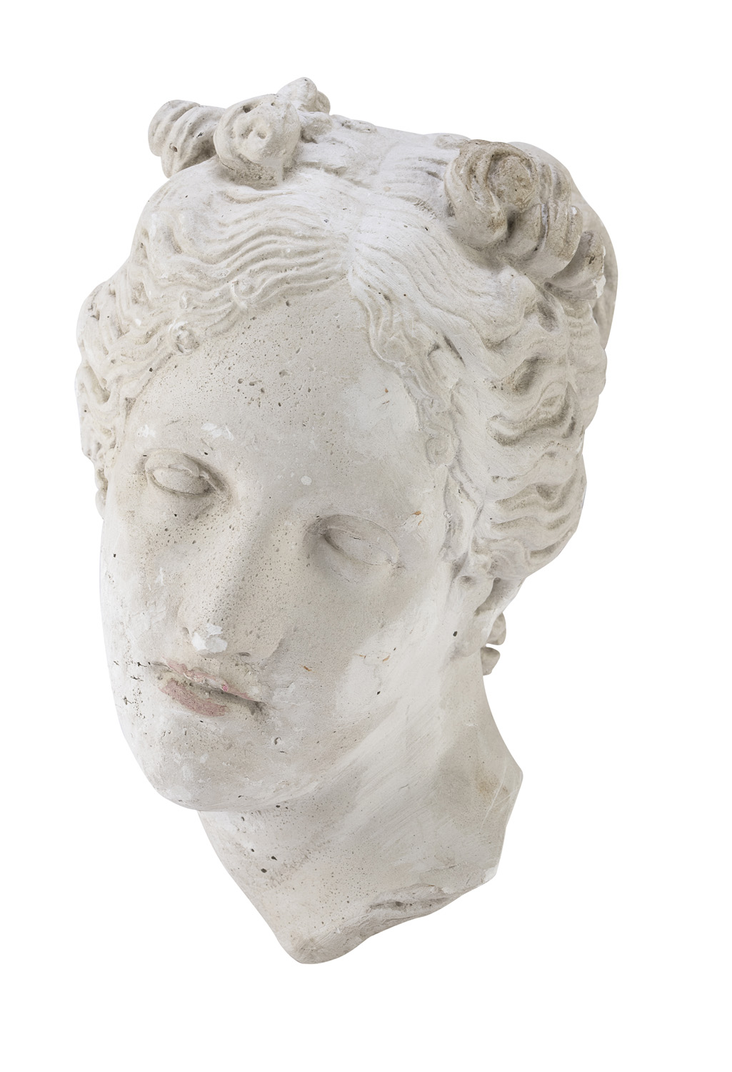 HEAD IN PLASTER EARLY 20TH CENTURY