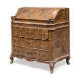 FLIP TOP DESK IN OLIVE BRIAR VERONA EARLY 20TH CENTURY