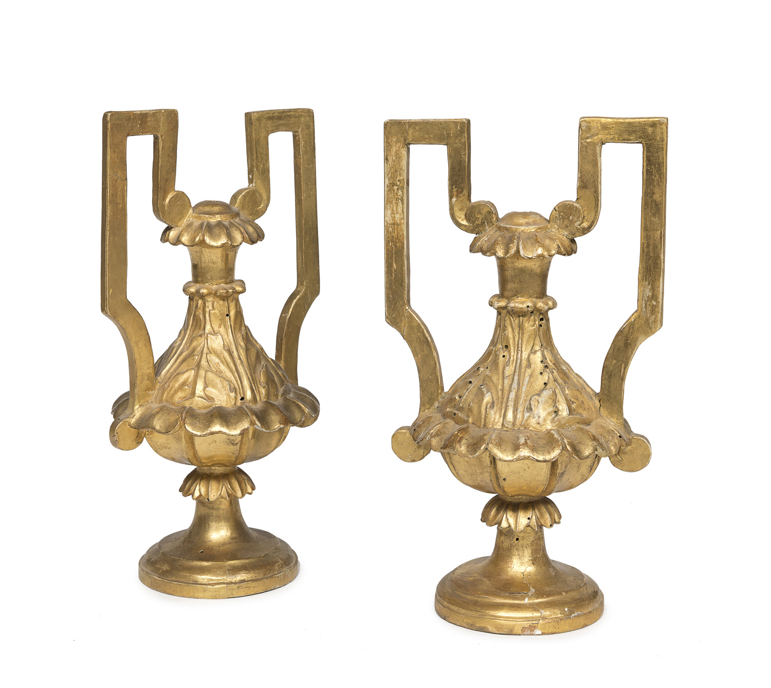 PAIR OF GILTWOOD PORTAPALME EARLY 19th CENTURY