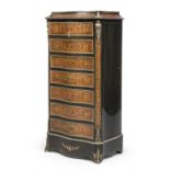 BOULLE SECRETAIRE IN EBONY FRANCE LATE 19th CENTURY