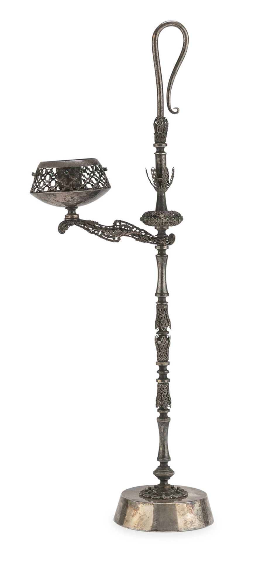 SILVER-PLATED CANDLESTICK EARLY 20TH CENTURY