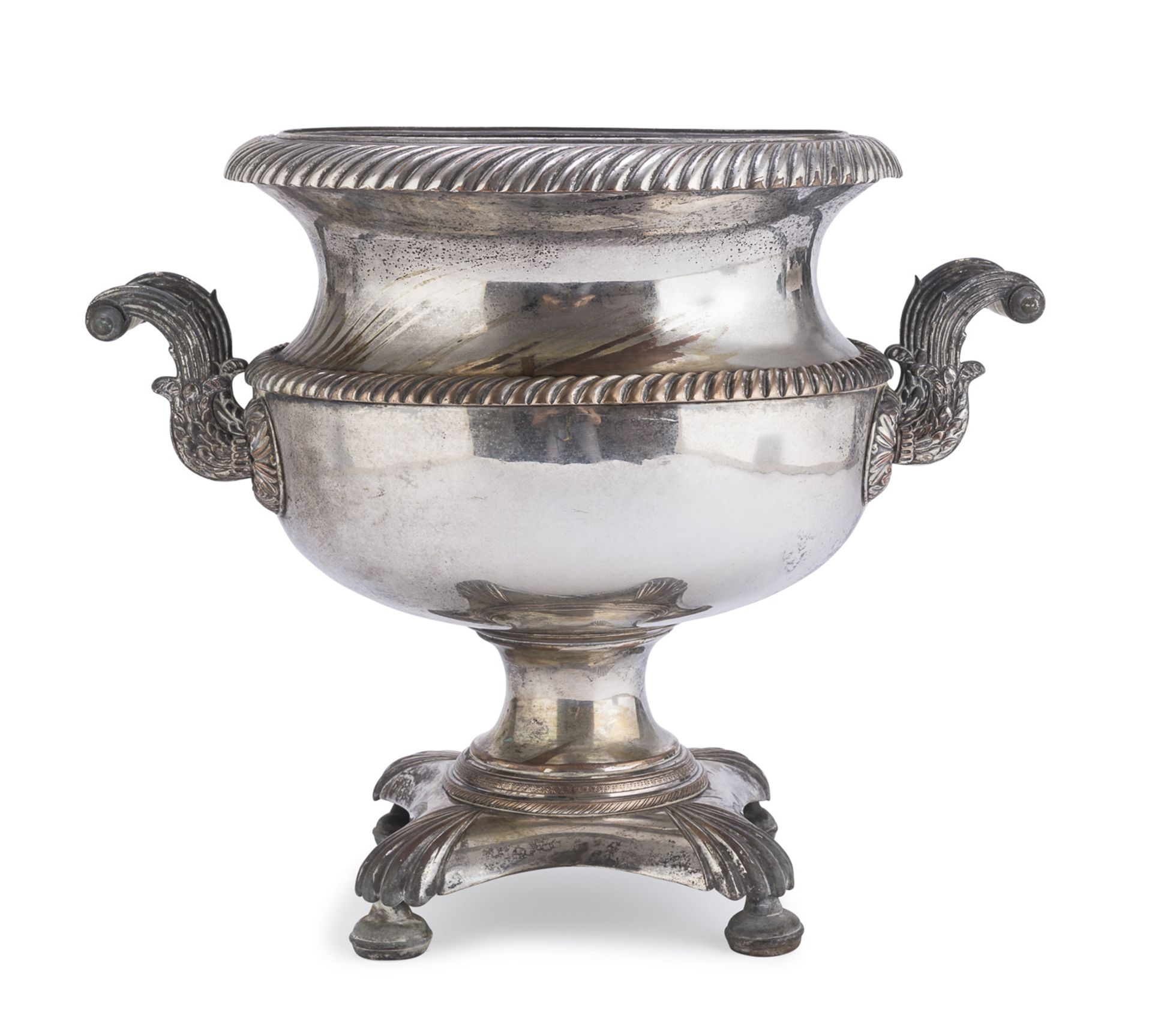 PART OF A SILVER-PLATED SAMOVAR IN UNITED KINGDOM EARLY 20TH CENTURY