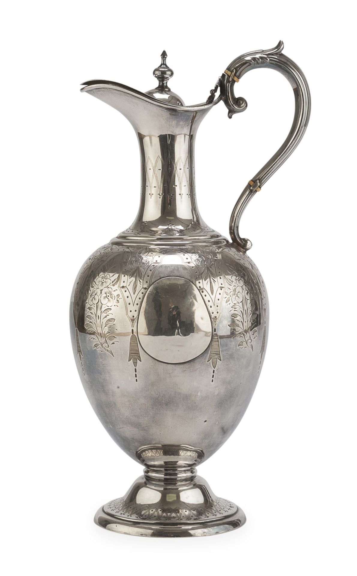 SILVER-PLATED PITCHER PUNCH LONDON 1880/1895