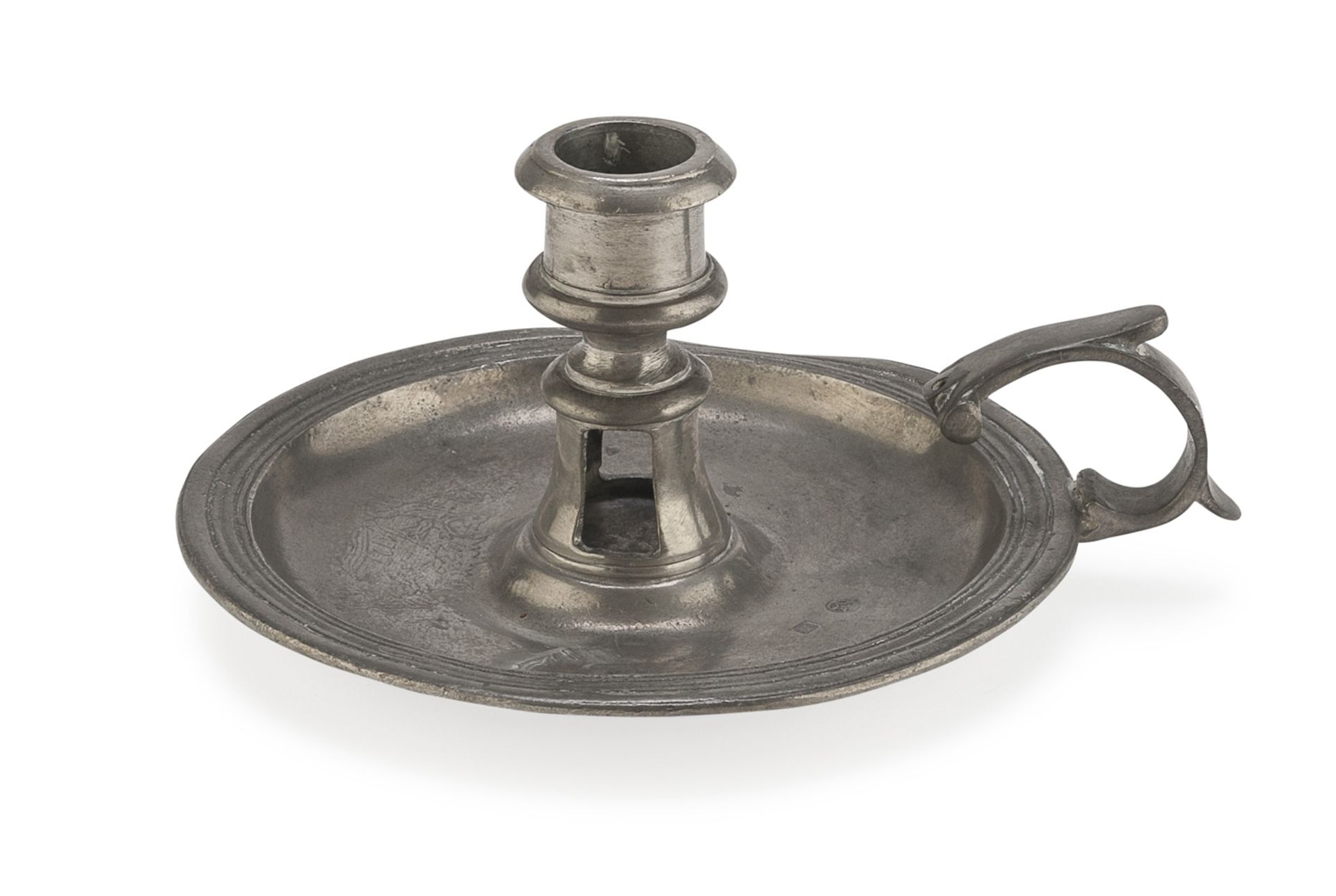 PEWTER CANDLESTICK PROBABLY UNITED KINGDOM 20TH CENTURY