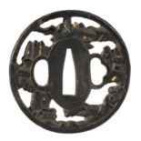 SAMURAI SWORD GUARD JAPAN 19TH CENTURY