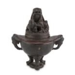 SOAPSTONE CENSER CHINA 20th CENTURY