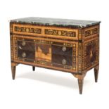 BEAUTIFUL PURPLE EBONY COMMODE LOMBARDY LATE 18th CENTURY