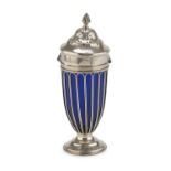 SILVER SUGAR SHAKER PUNCH CHESTER 1900