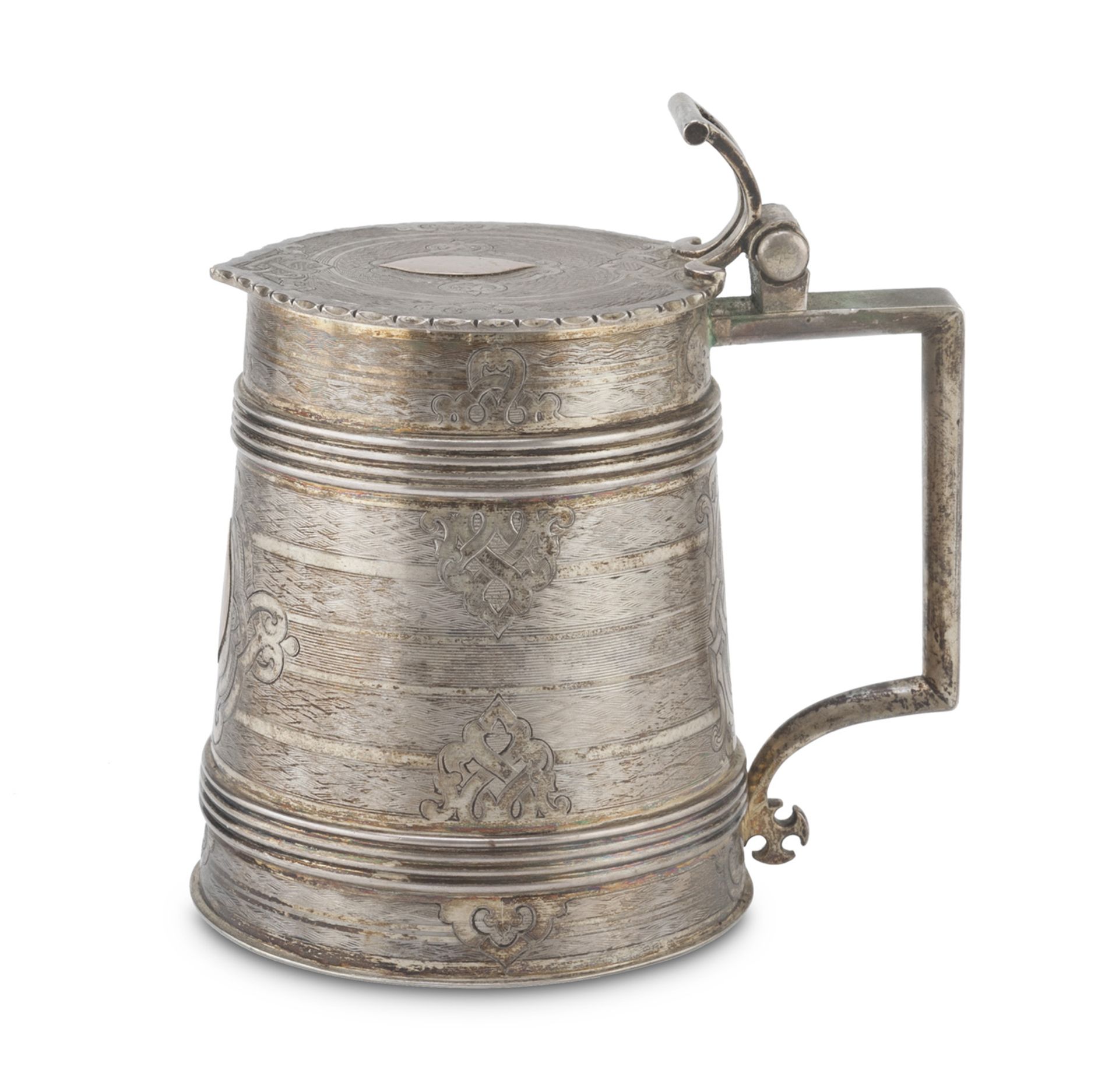 SILVER TANKARD PUNCH ST. PETERSBURG 1860