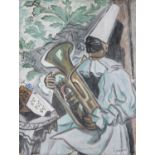 TEMPERA PULCINELLA BY GINO SEVERINI