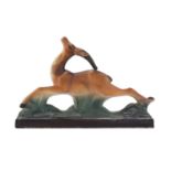 CERAMIC ANTELOPE FIGURE