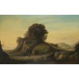 LARGE LANDSCAPE PAINTING BY UBALDO BARTOLINI